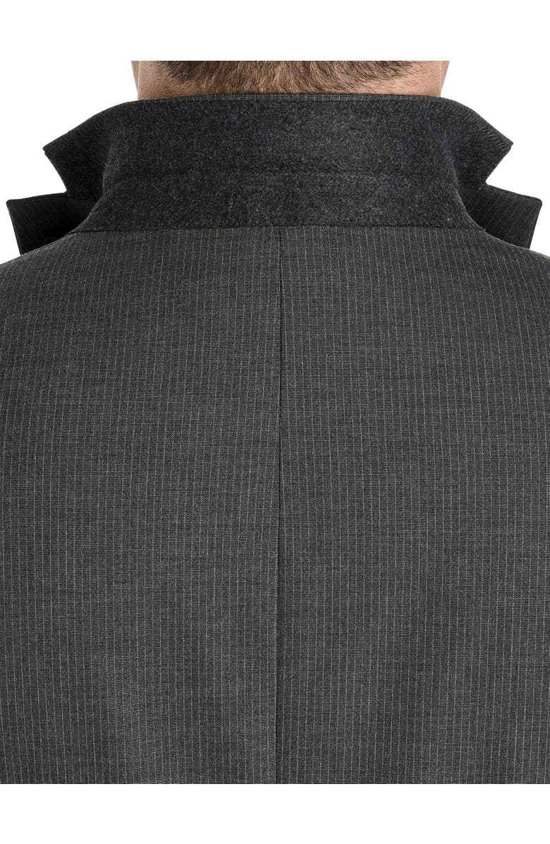Michael Kors Big & Tall Pinstripe Suit Jacket, Alternate, color,