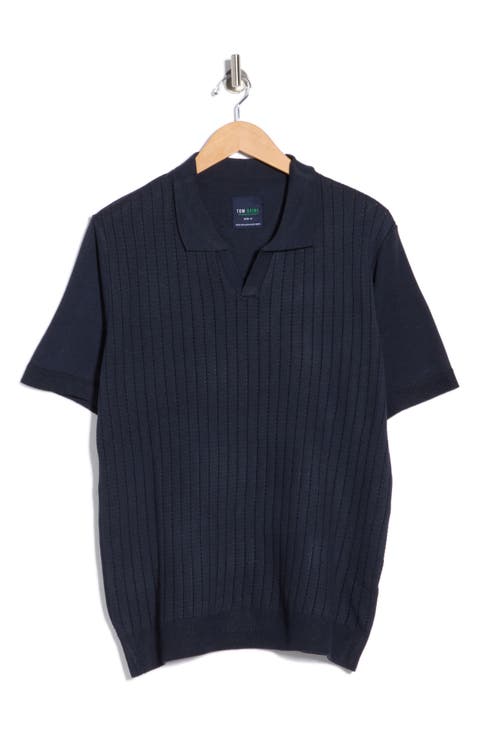 Johnny Collar Knit Polo Sweater