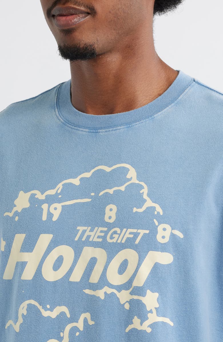 HONOR THE GIFT In the Clouds Cotton Graphic T-Shirt, Alternate, color, Blue