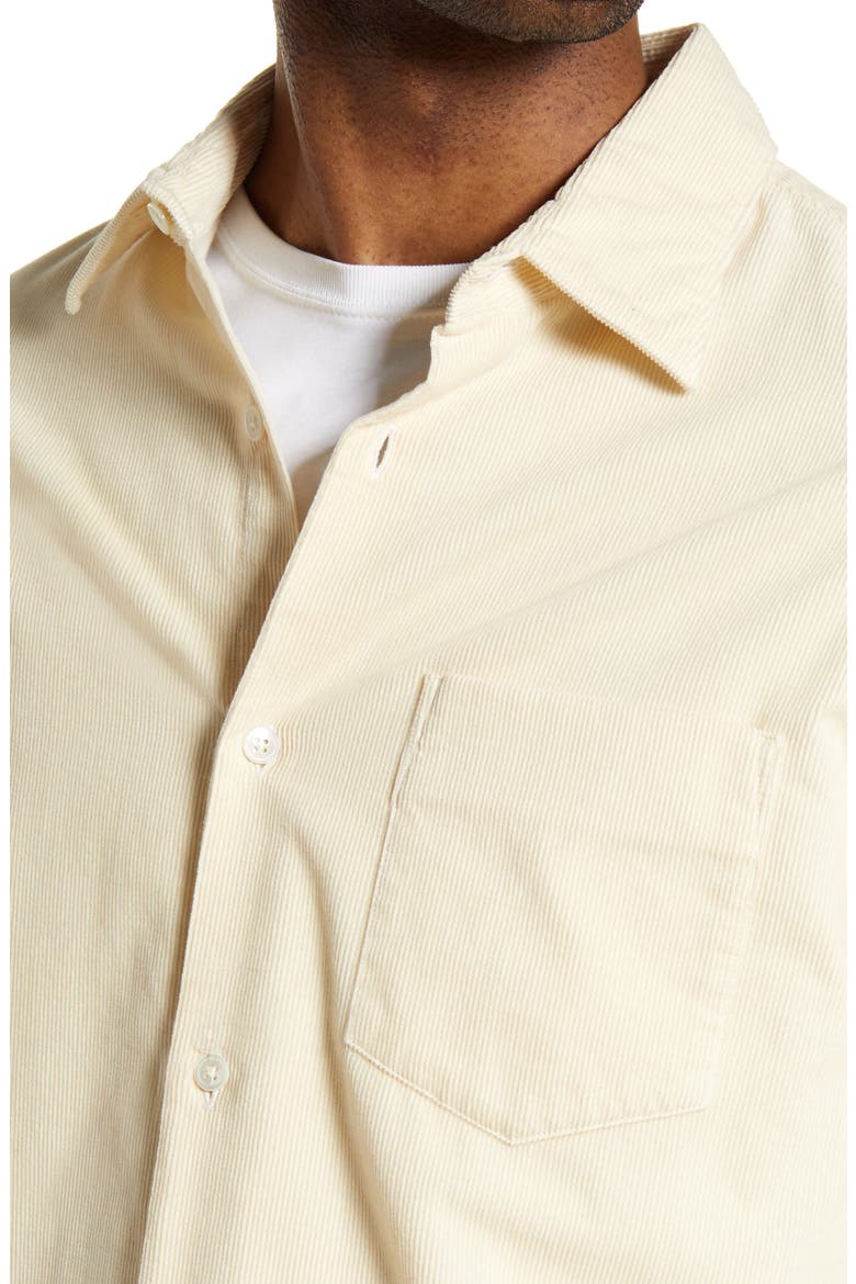 Errico Slim Fit Stripe Button-Up Shirt, Alternate, color, ECRU
