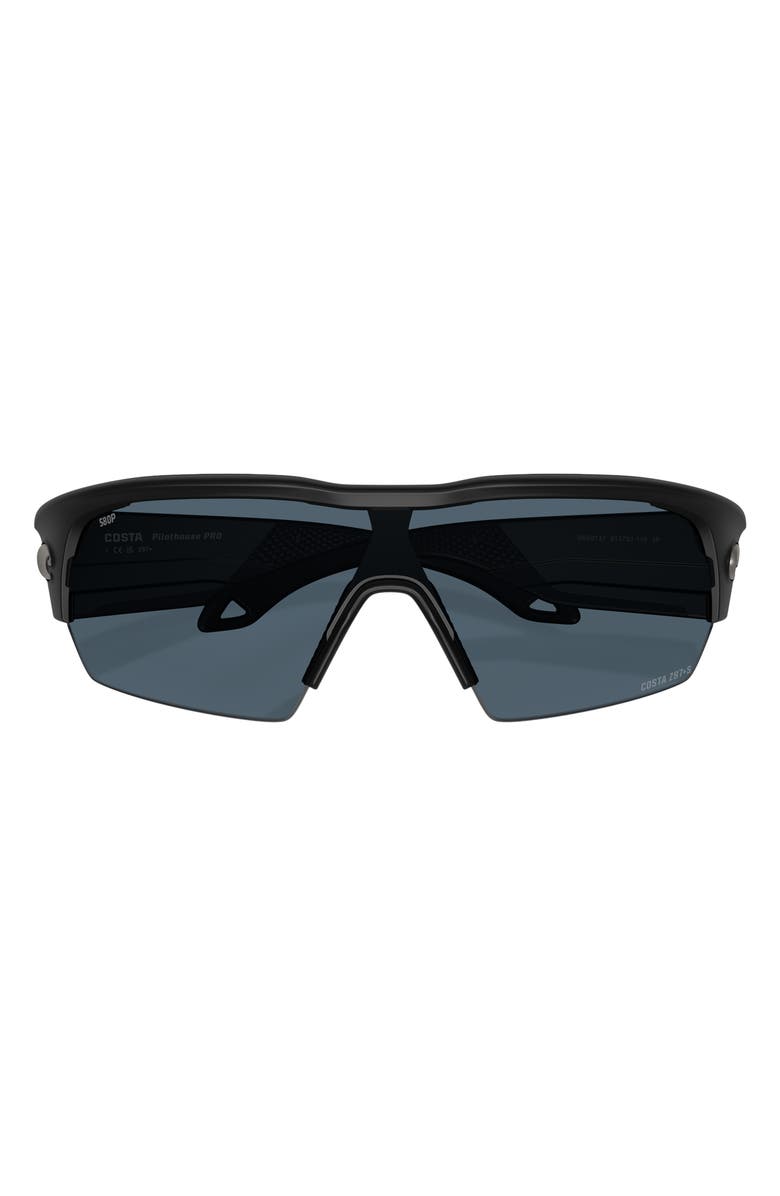 Costa Del Mar Pilothouse Pro 35mm Sunglasses, Alternate, color, Matte Black / Gray