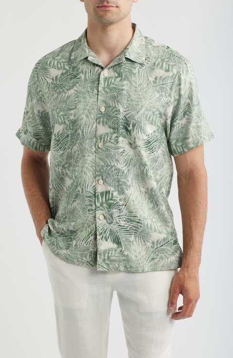 Frond Vision Jacquard Camp Shirt