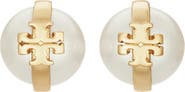 Tory Burch Moondance Faux Pearl Stud Earrings