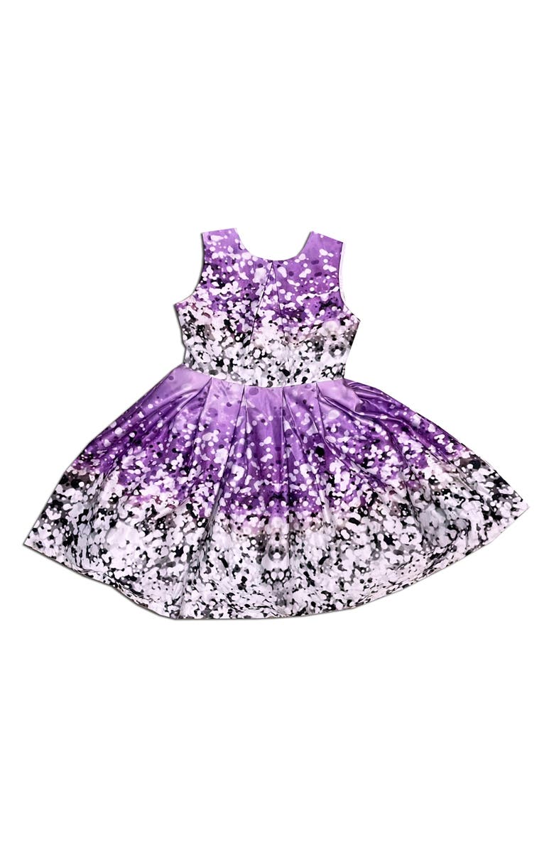 JOE-ELLA Kids' Twinkle Print Sleeveless Dress, Main, color, Lilac