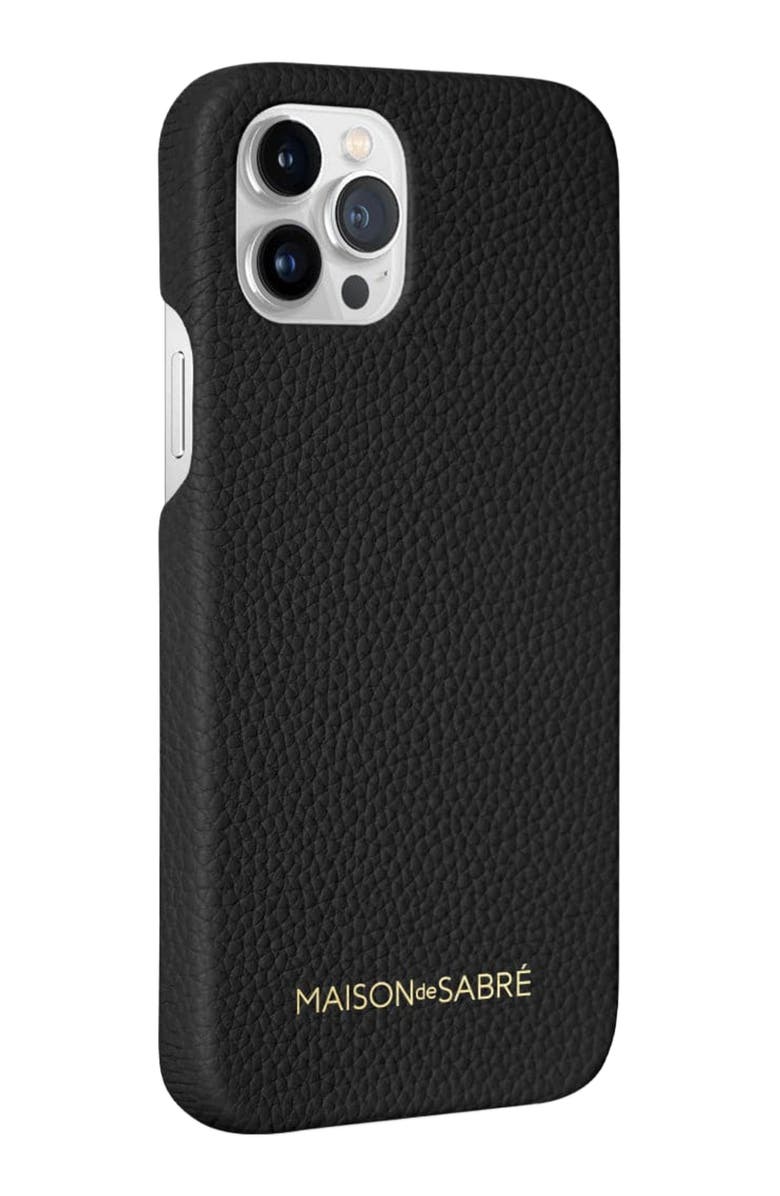 MAISON de SABRÉ Leather Phone Case, Alternate, color,