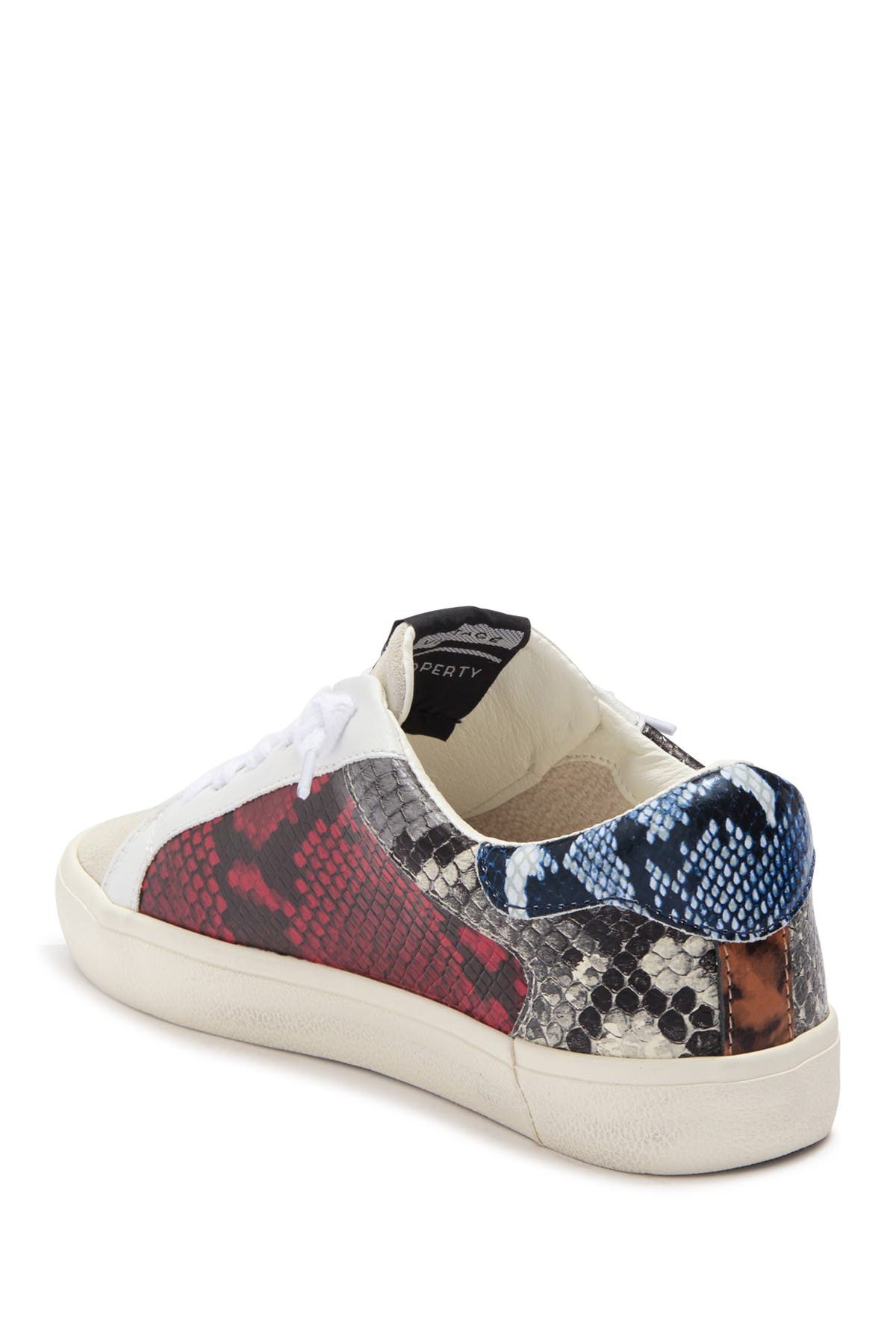 Vintage Havana Second Snakeskin Embossed Patch Sneaker, Alternate, color, 