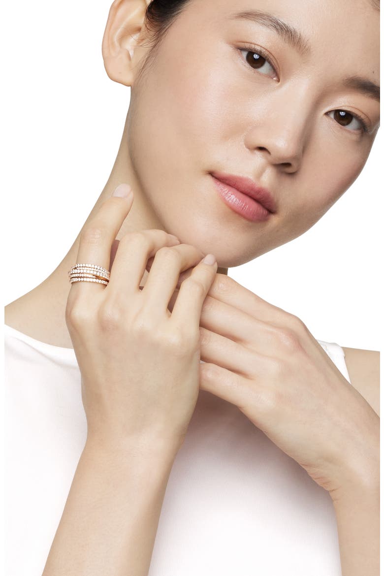 11MM PAVE CROSSOVER RING, Alternate, color, 18K YELLOW GOLD