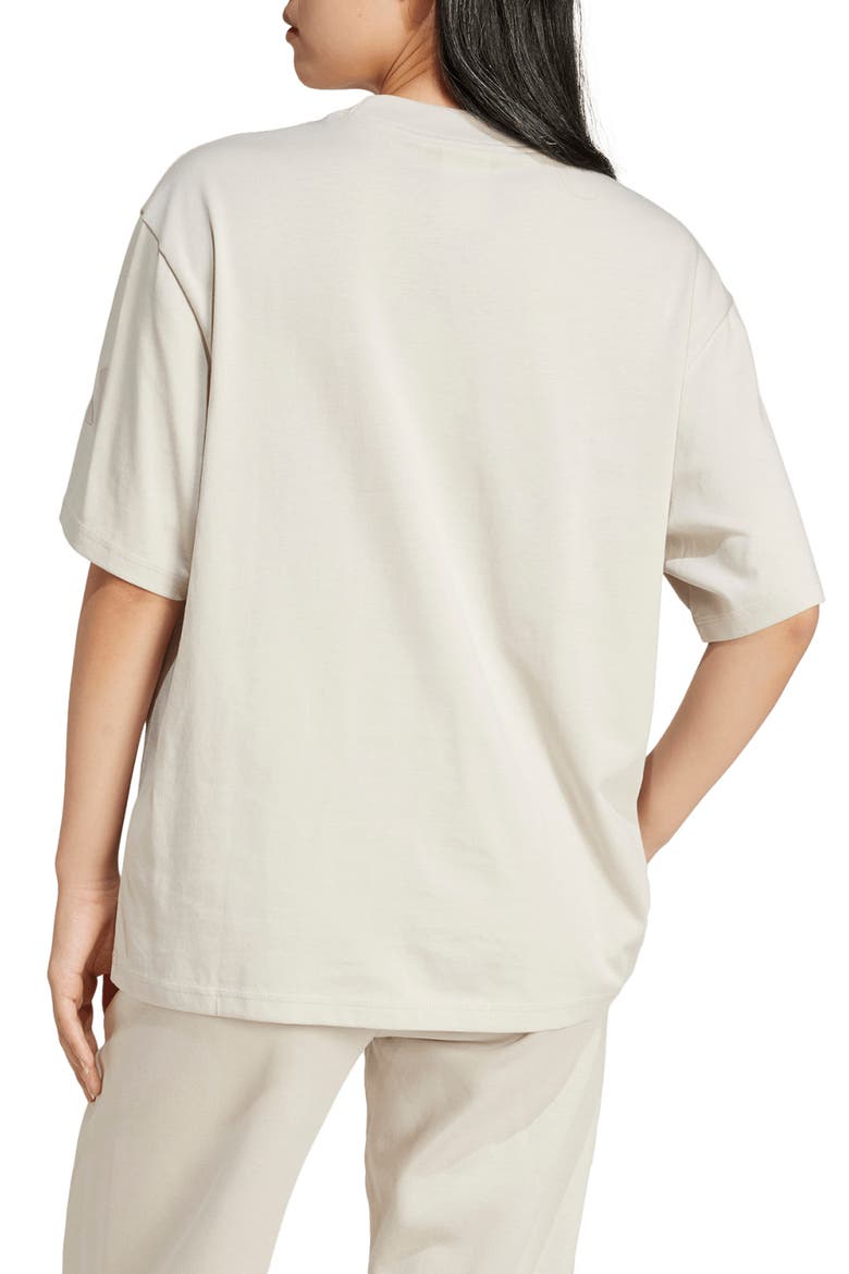 Essentials Contemporary Logo Boyfriend T-Shirt, Alternate, color, WONDER ALUMINA