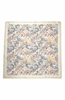 Paisley Satin Square Scarf
