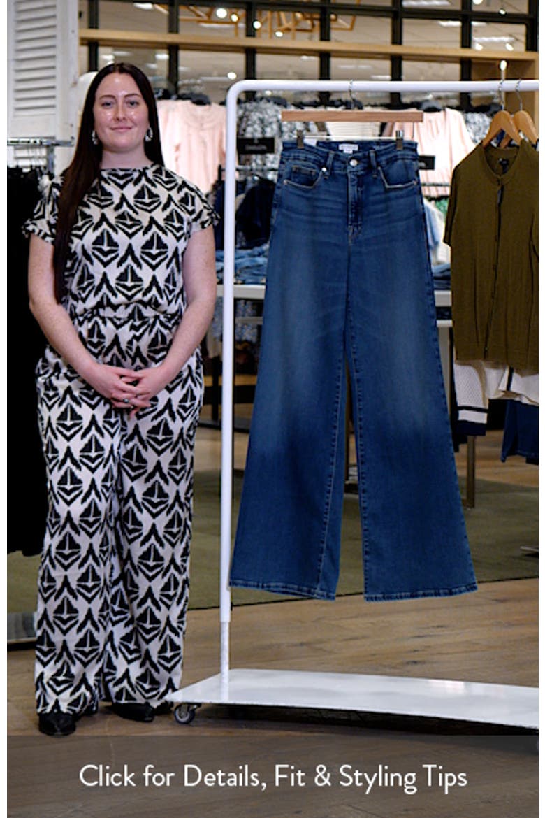 Good Waist High Waist Wide Leg Palazzo Jeans video