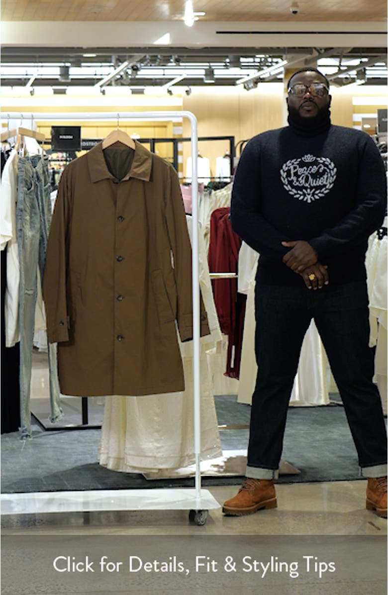 Classic Water Repellent Trench Coat, sales video thumbnail