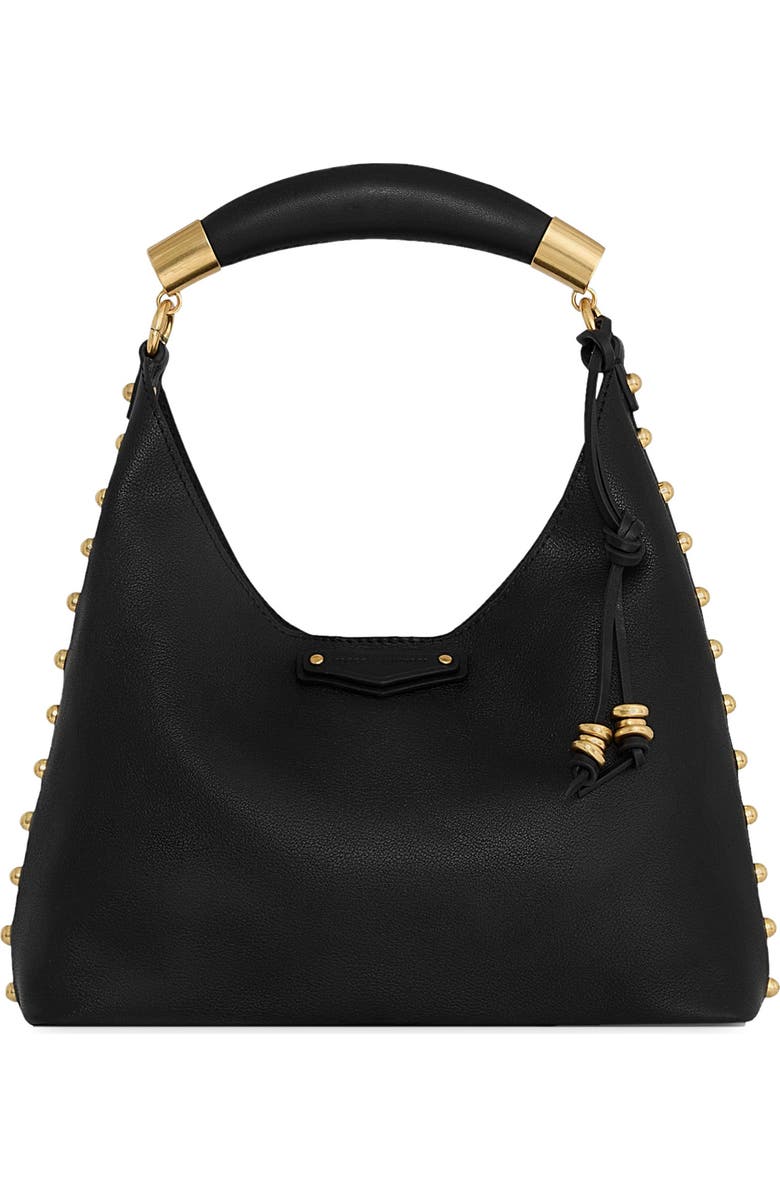 Rebecca Minkoff Nolita Leather Top Handle Bag, Main, color, Black
