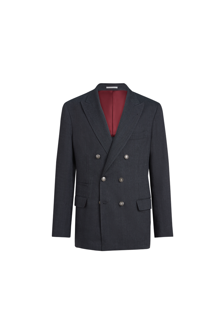 Chevron deconstructed blazer, Alternate, color, Anthracite
