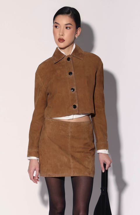 Suzette Suede Leather Jacket