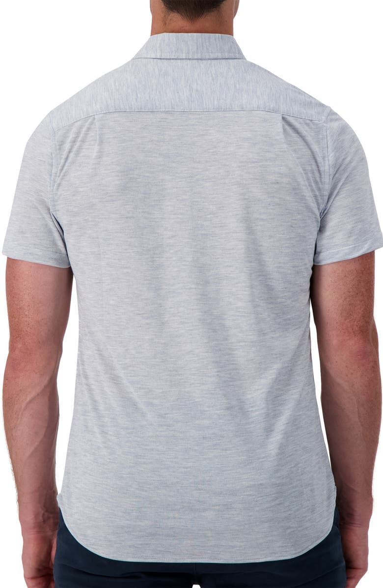 Report Collection Trav Short Sleeve Hidden Button-Down Shirt, Alternate, color, 