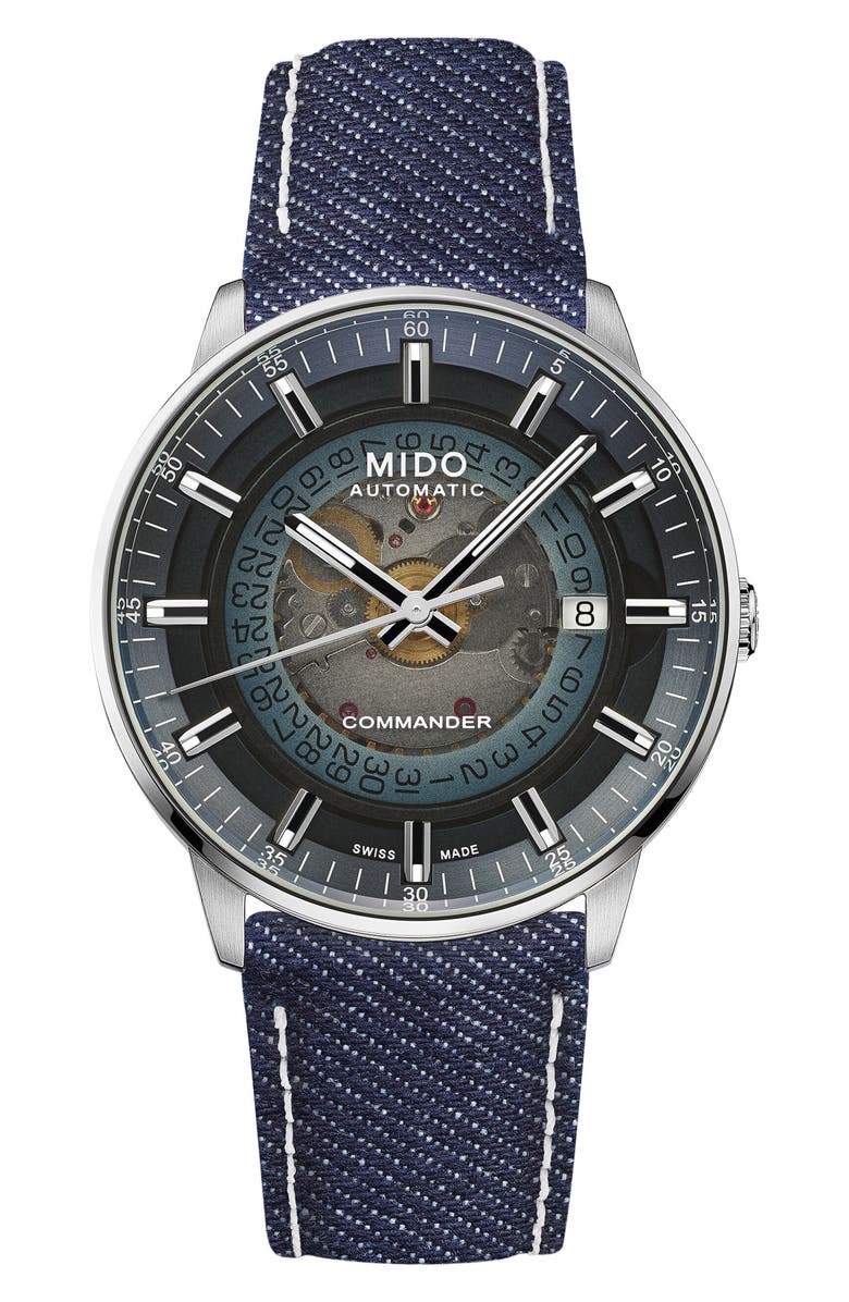 MIDO Commander Gradient Automatic Bracelet Watch, 40mm, Main, color,