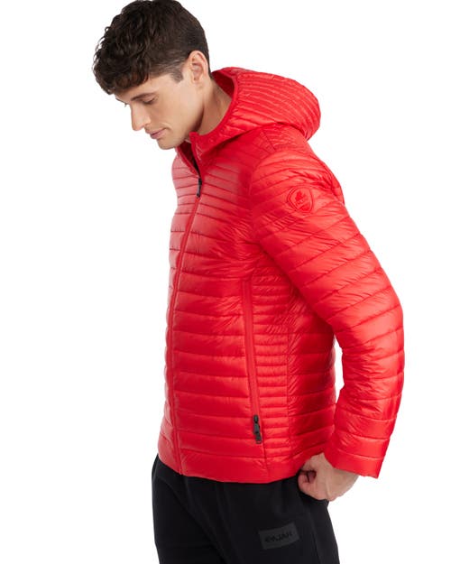 Pajar Osprey Lightweight Packable Puffer Jacket In Red