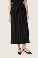 Soaked in Luxury Sivone Plisse Elastic Waist Maxi Skirt