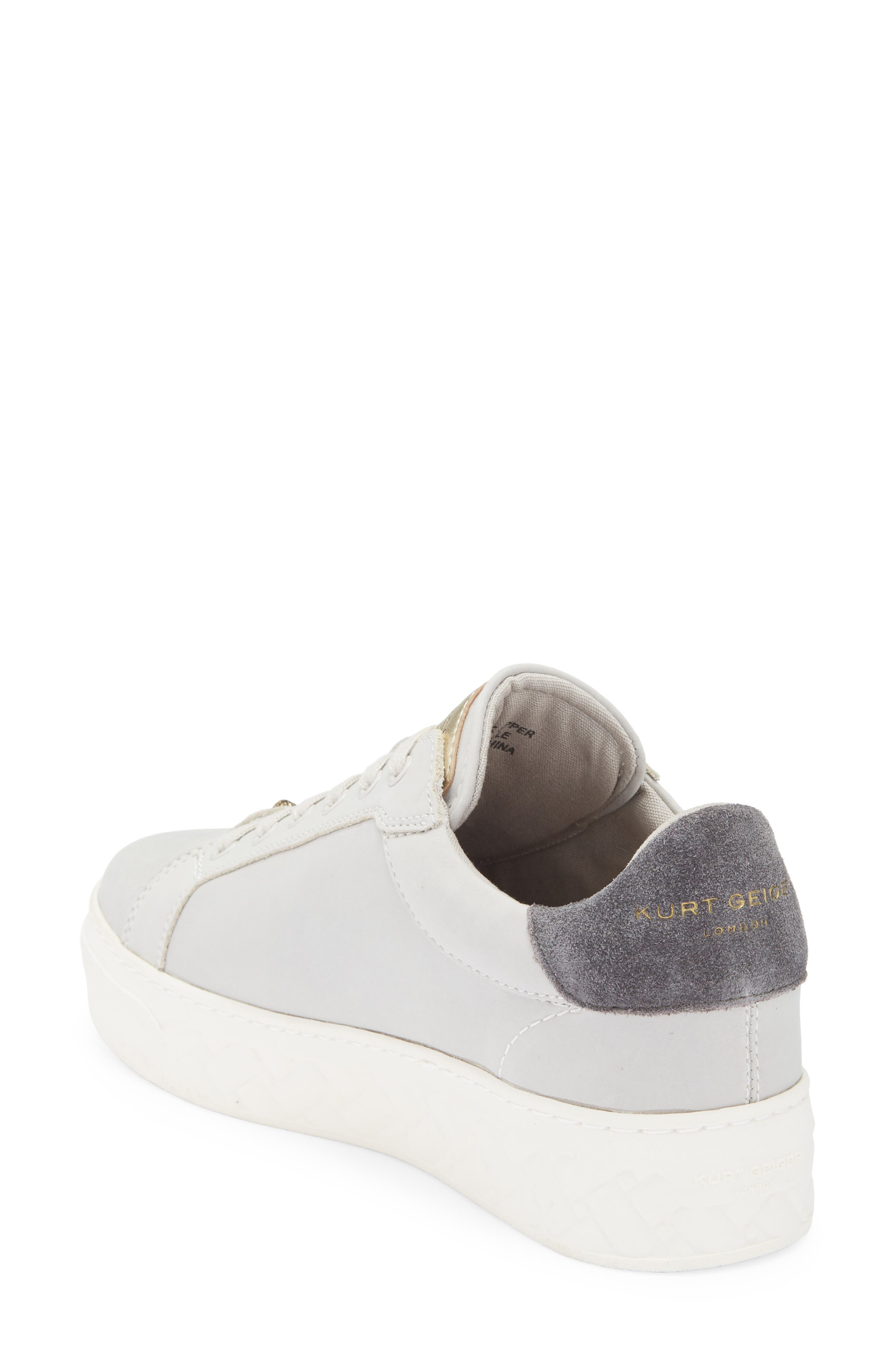 Kurt Geiger London Kensington Platform Sneaker, Alternate, color, Grey/ Light