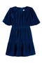 Kids' Puff Sleeve Velvet Party Dress