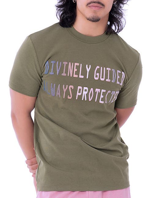 Dai Moda Always Protected Crew Neck T-Shirt in Army  product