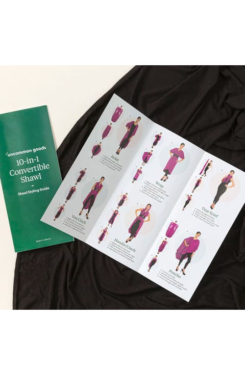 10-in-1 Convertible Shawl by SHAWL DAWLS