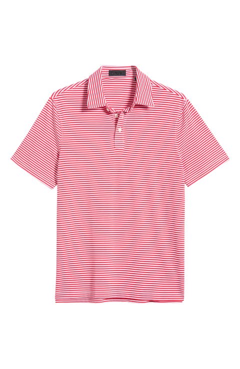 All Play Stripe Performance Golf Polo