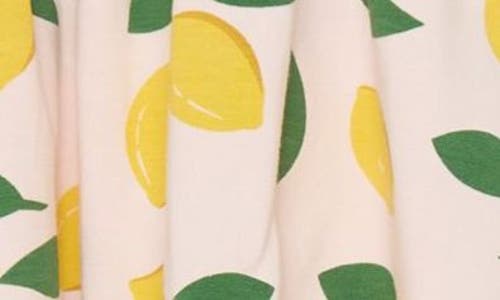 Shop Dot Australia Kids' Lemon Graphic T-shirt & Skirt Set In Yellow