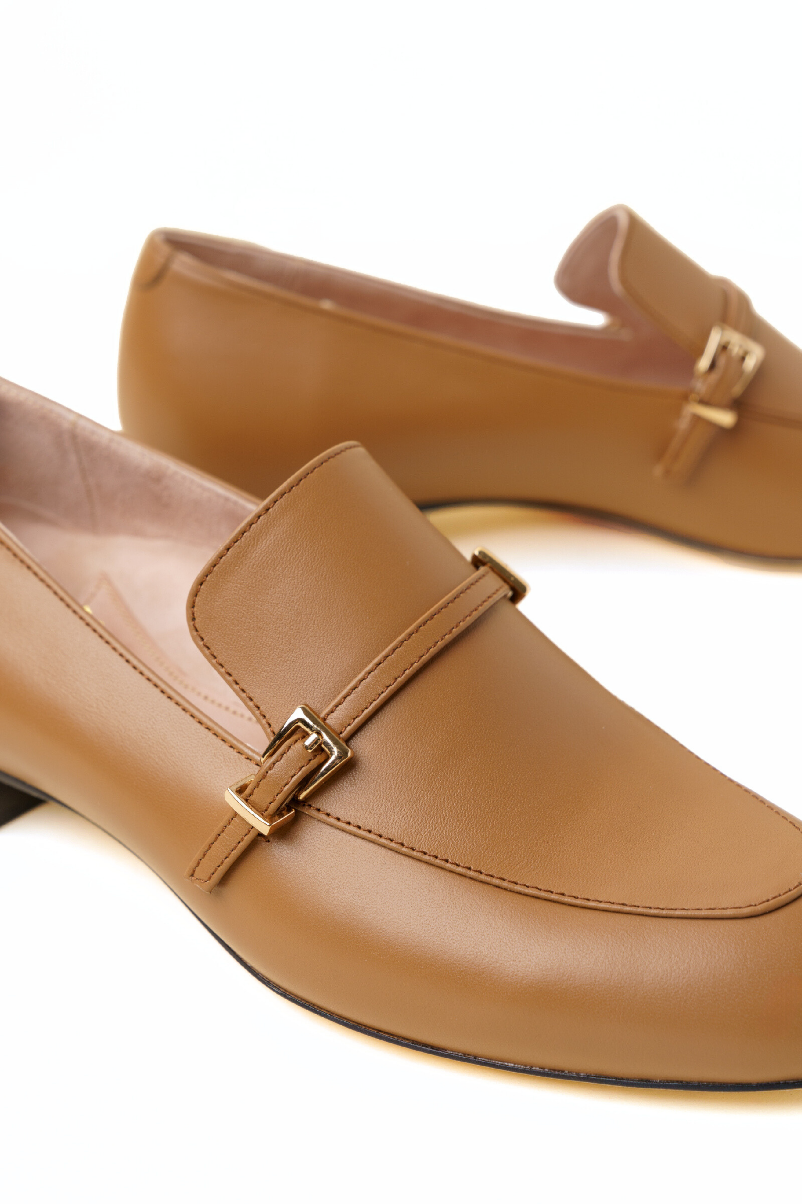 ALLY Shoes City Loafer, Alternate, color, Camel Leather