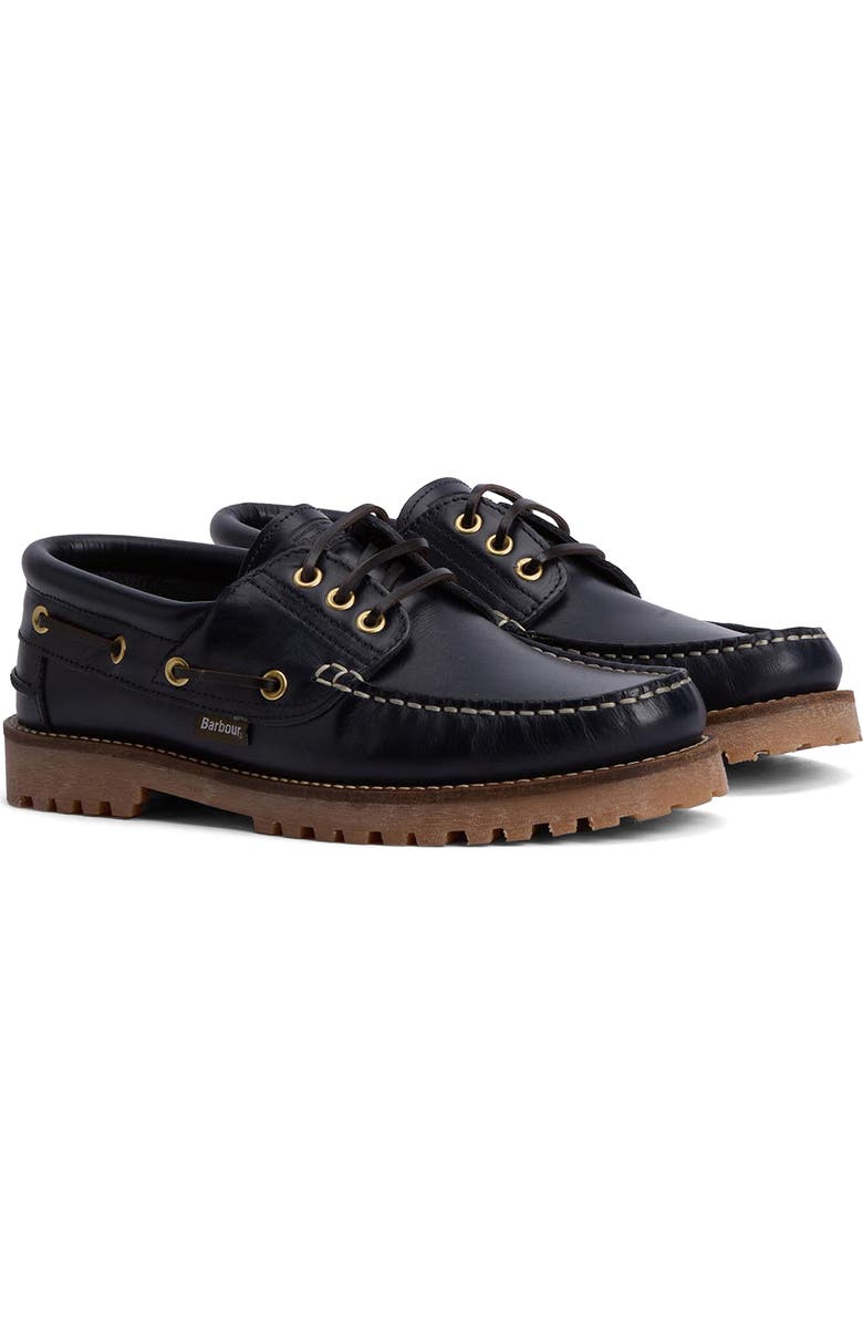 Barbour Deck Boat Shoe, Main, color, Navy
