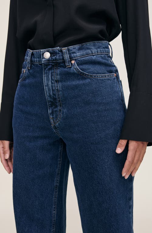 Dl1961 Kaylen High Waist Slim Barrel Jeans In Blue