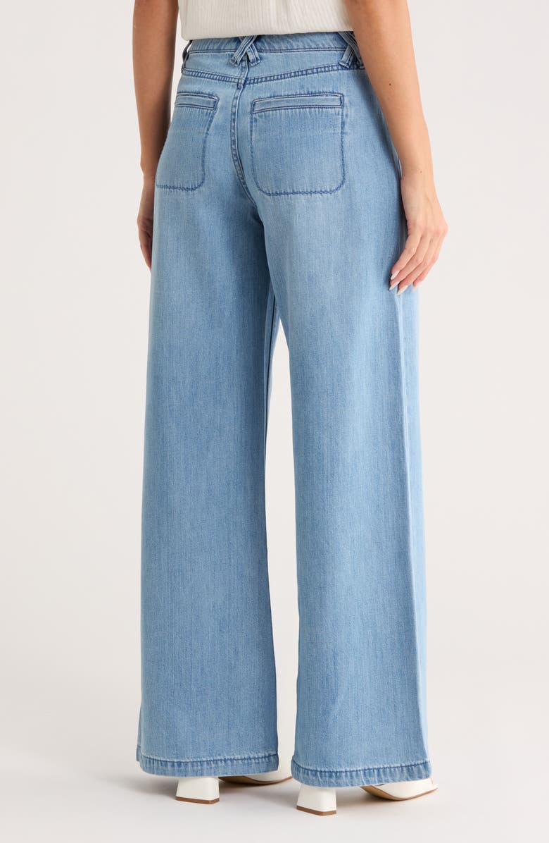 Lucky Brand Liquid Denim Wide Leg Jeans, Alternate, color, Flip Side Wash