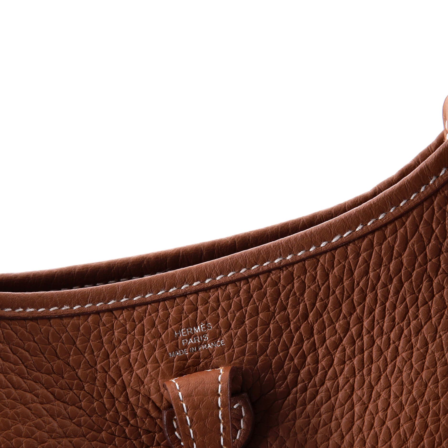 Pre-Owned Hermes Evelyne Bag Gen III Clemence TPM, Alternate, color, Gold