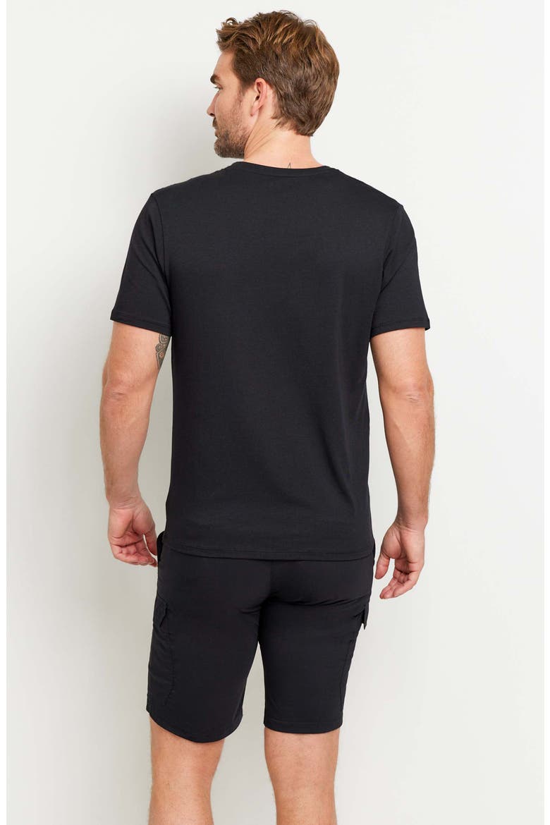 Scott Crewneck T-Shirt, Alternate, color, Black