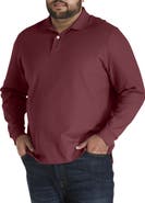 Harbor Bay by DXL Big & Tall Honeycomb Piqué Polo Shirt