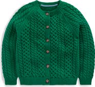 Mini Boden Kids' Heritage Cable Stitch Cardigan