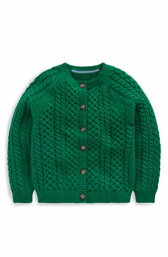 Mini Boden Kids' Heritage Cable Stitch Cardigan