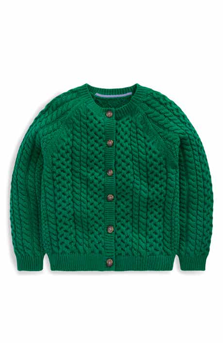 Mini Boden Kids' Heritage Cable Stitch Cardigan
