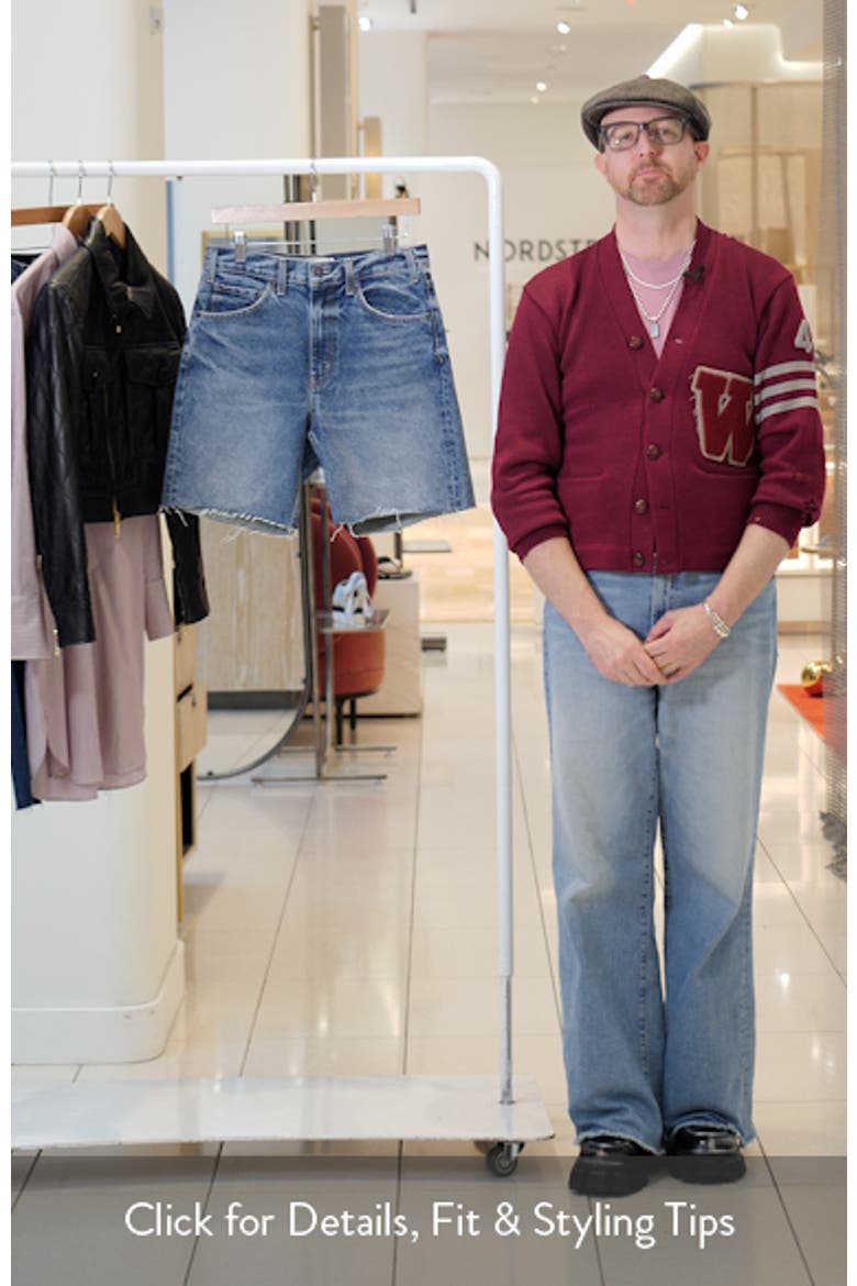 Russel Frayed Denim Shorts video