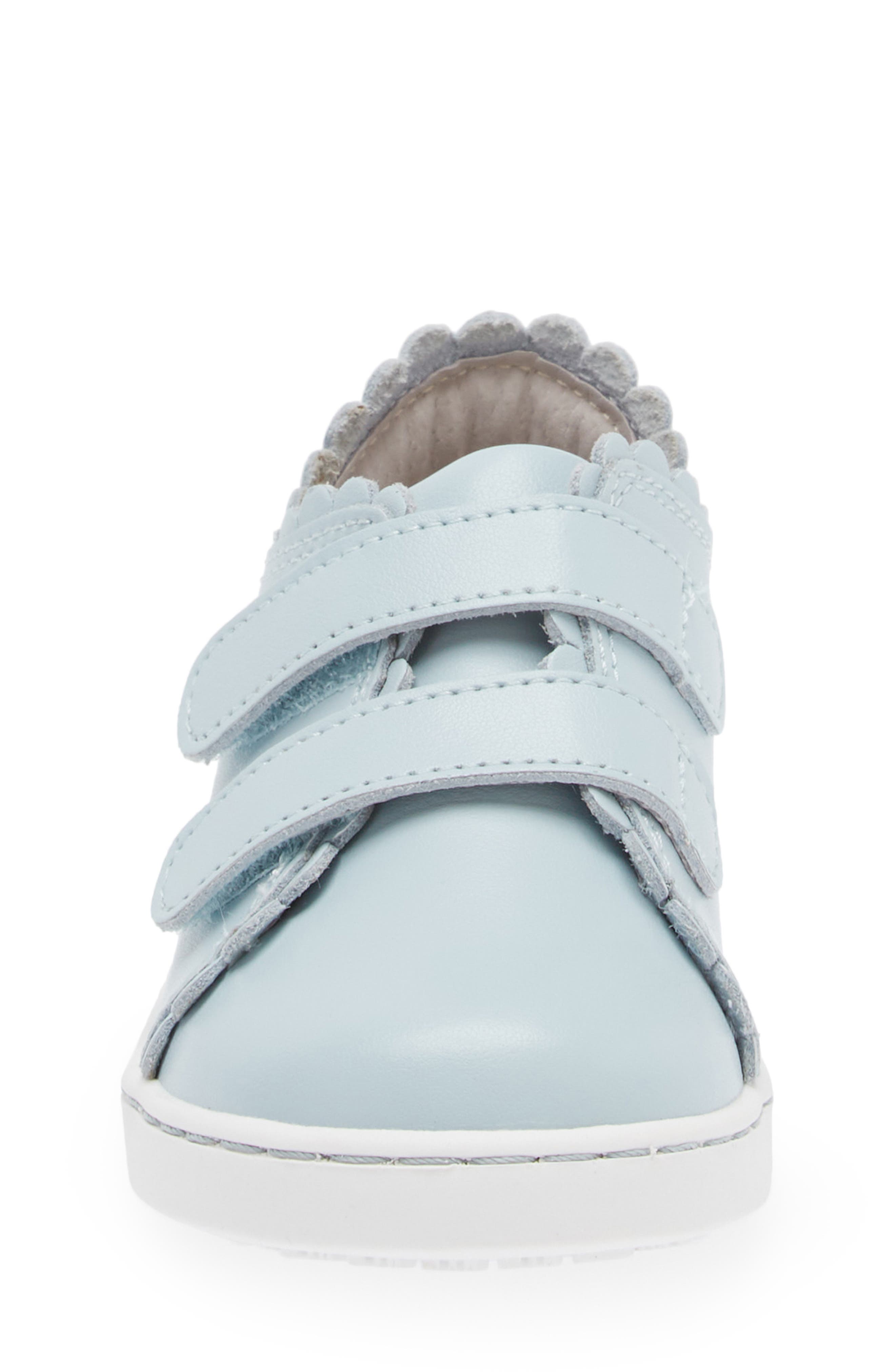 Caroline Scallop Sneaker, Alternate, color, LIGHT BLUE