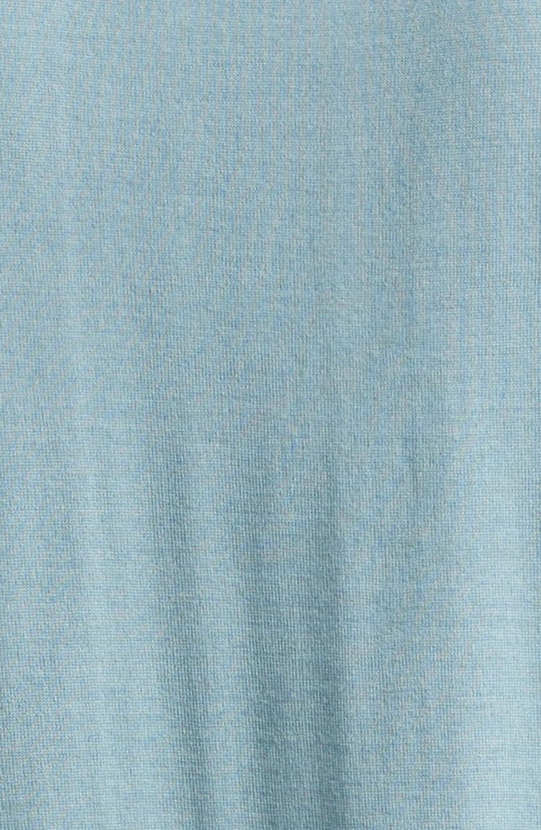 ISAIA Wool, Silk & Cashmere Polo, Alternate, color, Aqua