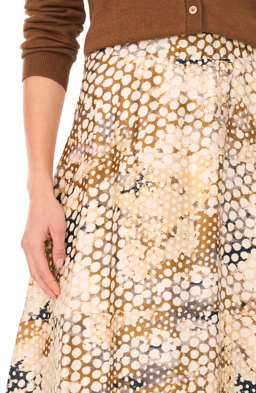 Halogen ® Elastic Waist Full Skirt In Brown