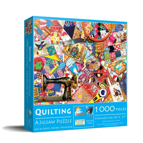 Quilting 1000 piece Jigsaw Puzzle for Adults