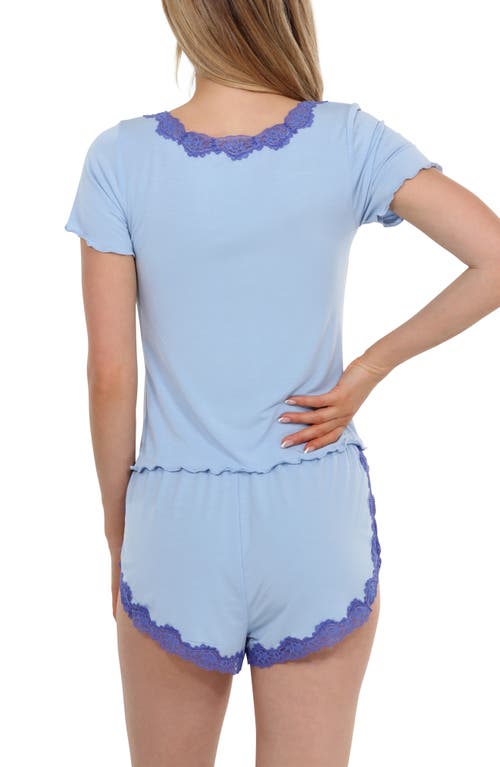 Honeydew Wind Down Short Pajamas In Moonstruck