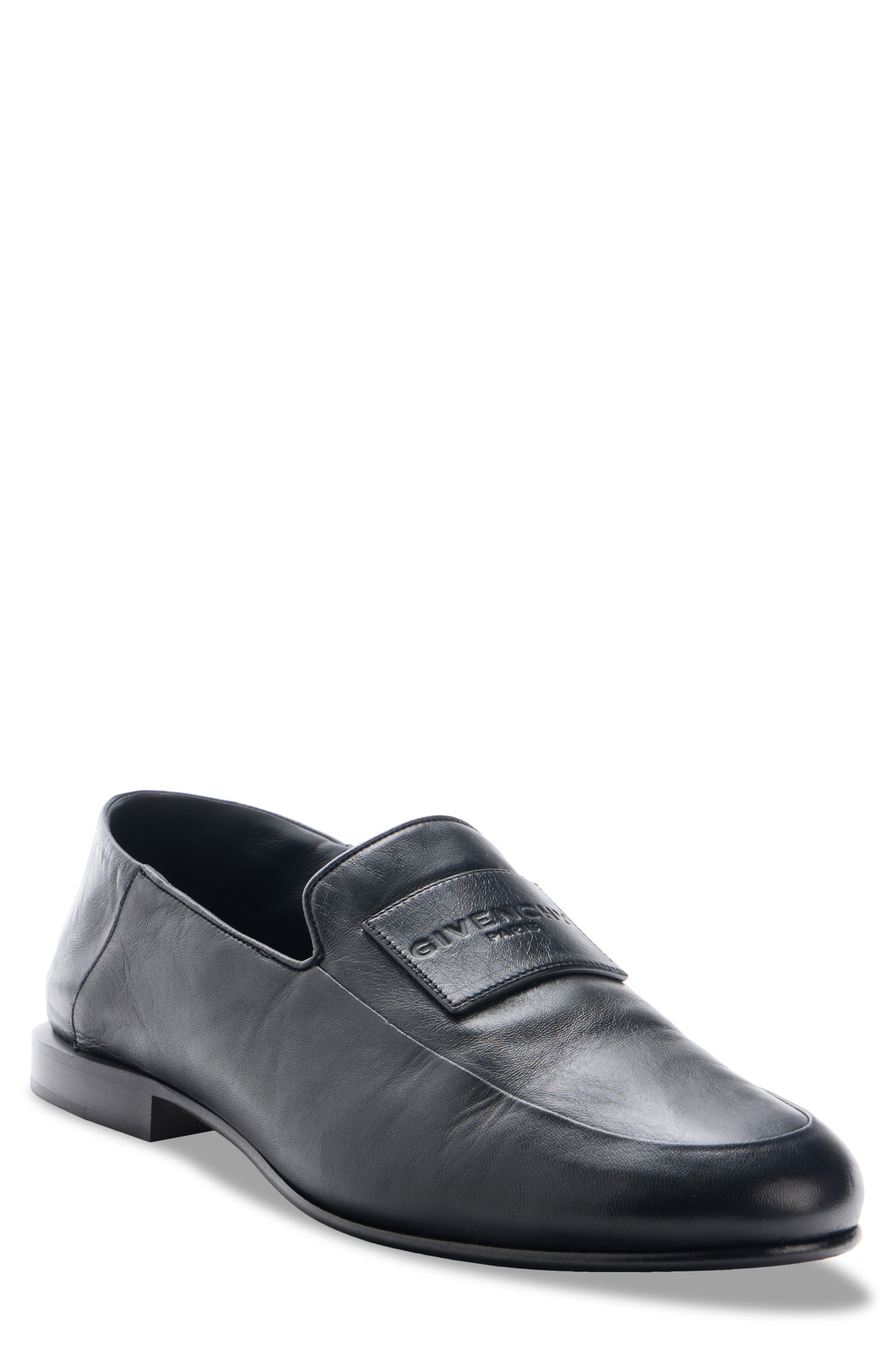 Givenchy Logo Label Convertible Loafer, Main, color, Black