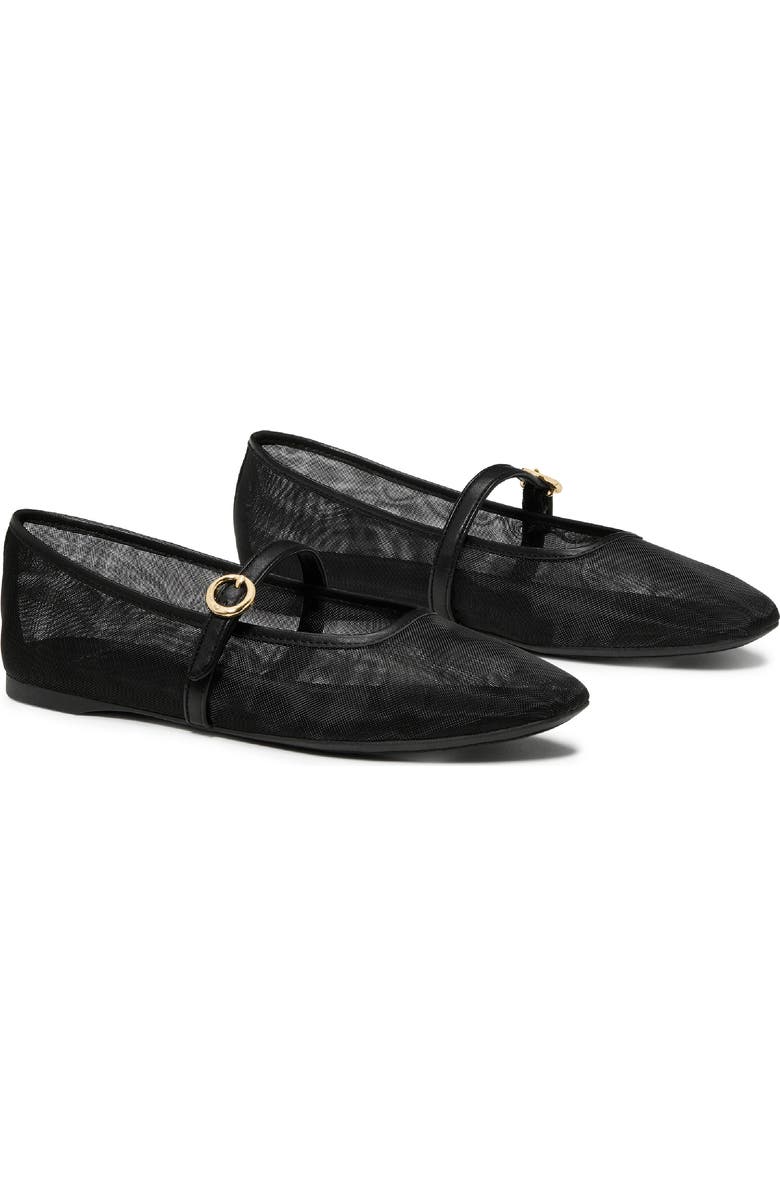 Kate Spade New York halo mary jane flat, Alternate, color, Black
