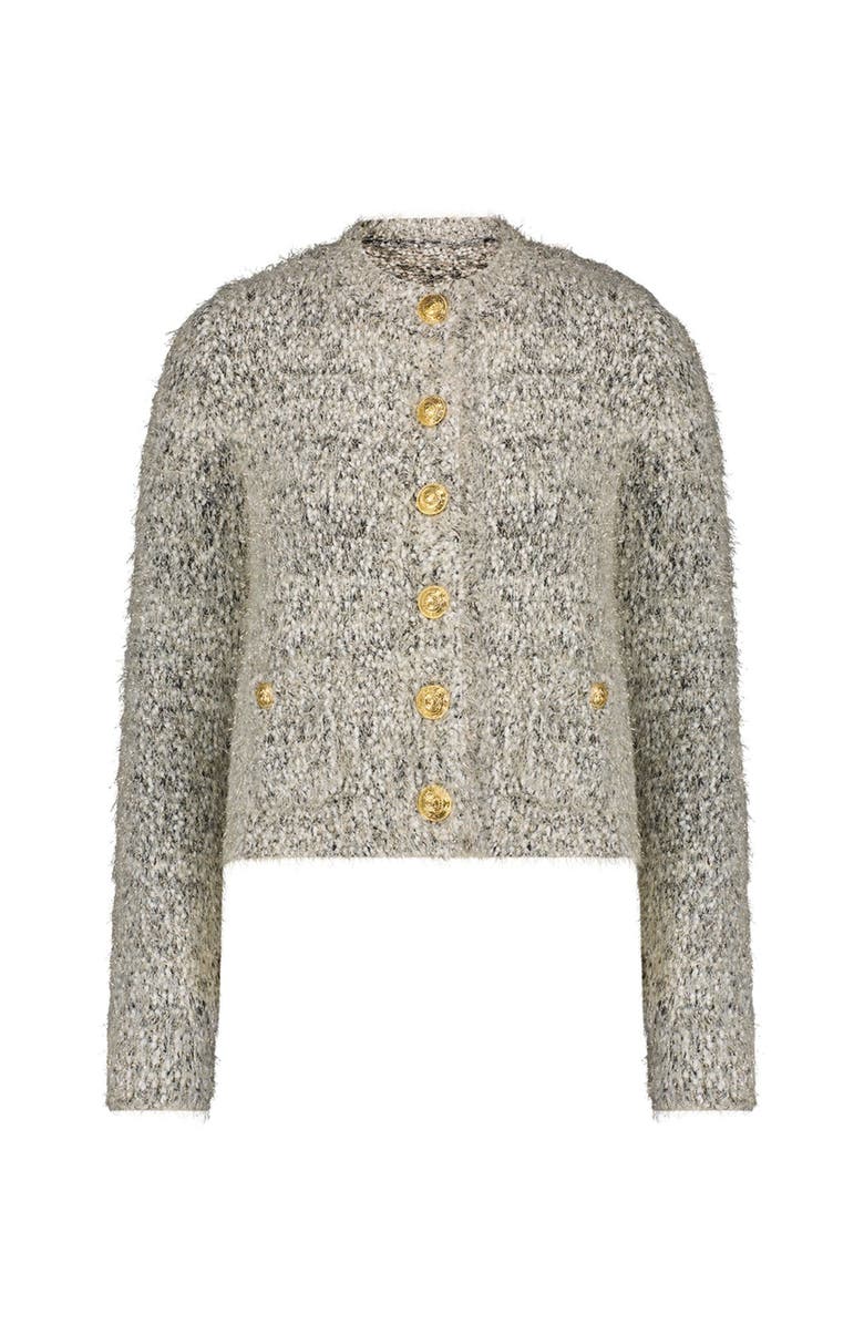 The Noli Shop Joana Knit Cardigan, Alternate, color, Grey