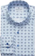 Emanuel Berg Modern Fit 4 Flex Stretch Knit Button-Up Shirt