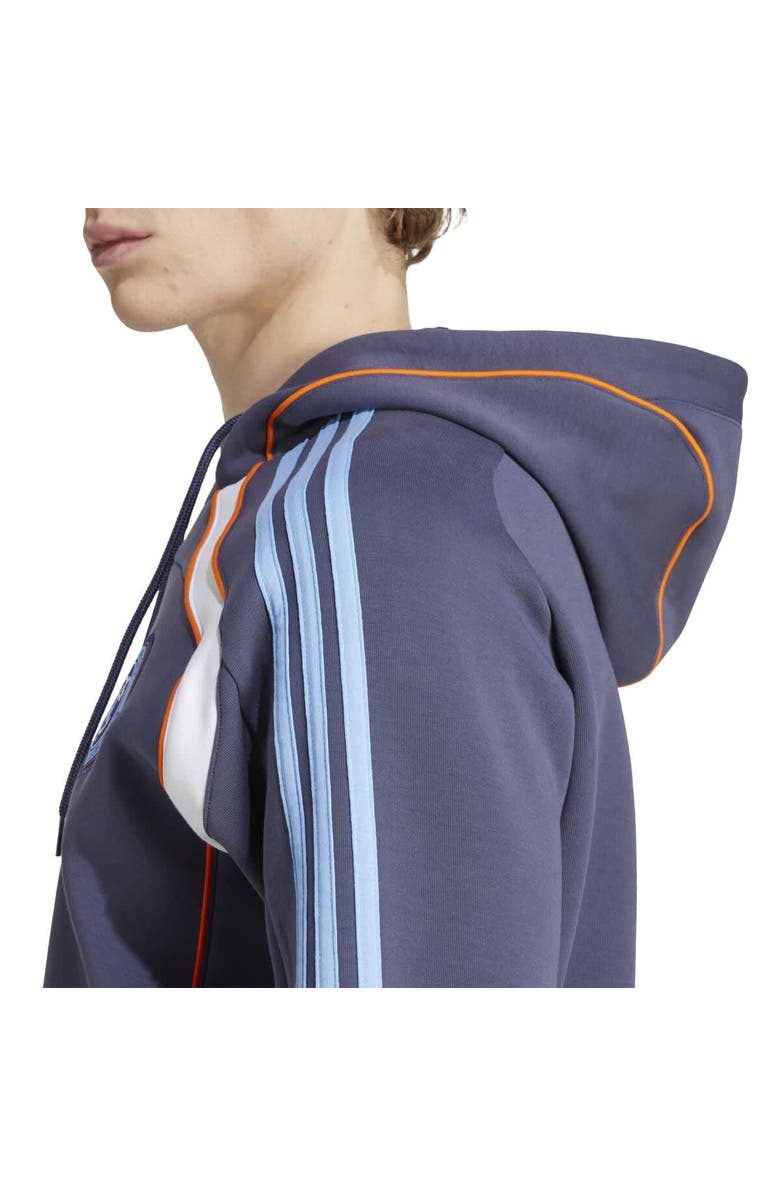 adidas Men's adidas Navy New York City FC 2025 Travel Pullover Hoodie, Alternate, color, Navy
