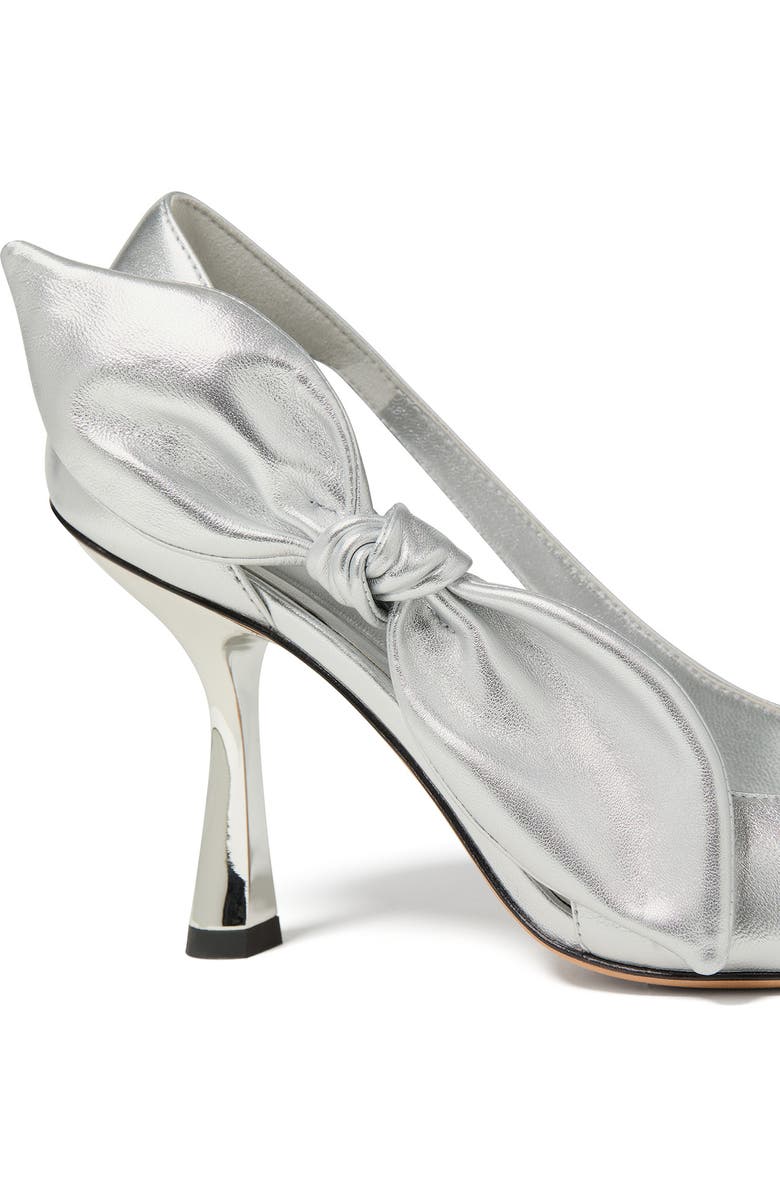 Kate Spade New York bunnie pointed toe pump, Alternate, color, Silver